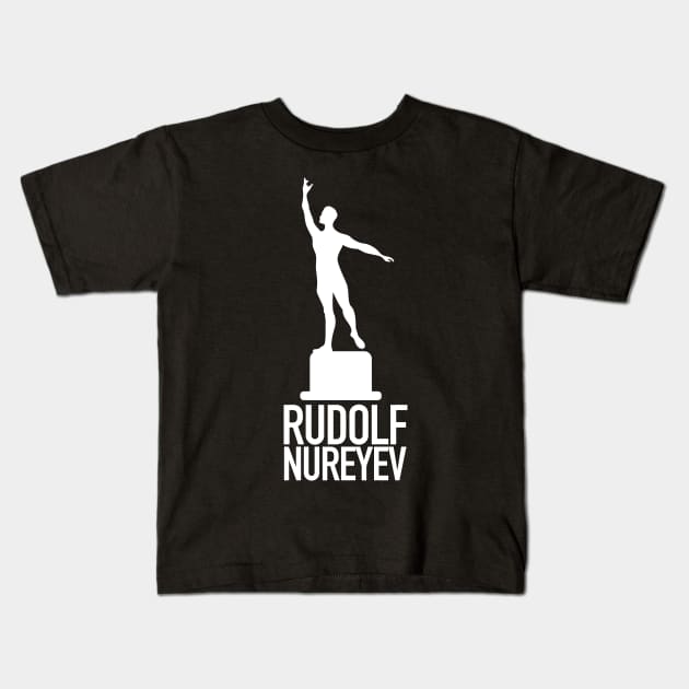 Rudolf Nureyev Trophy Kids T-Shirt by Dzulhan